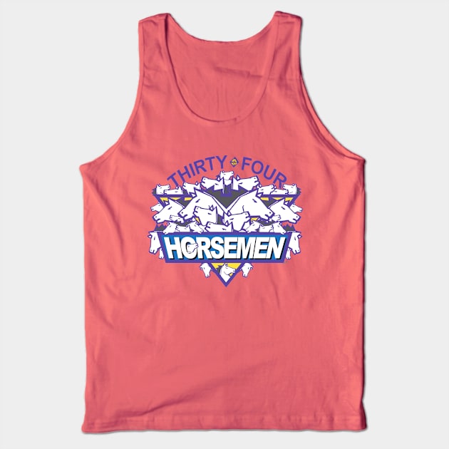 34 HorseMen Tank Top by jmscreamatorium